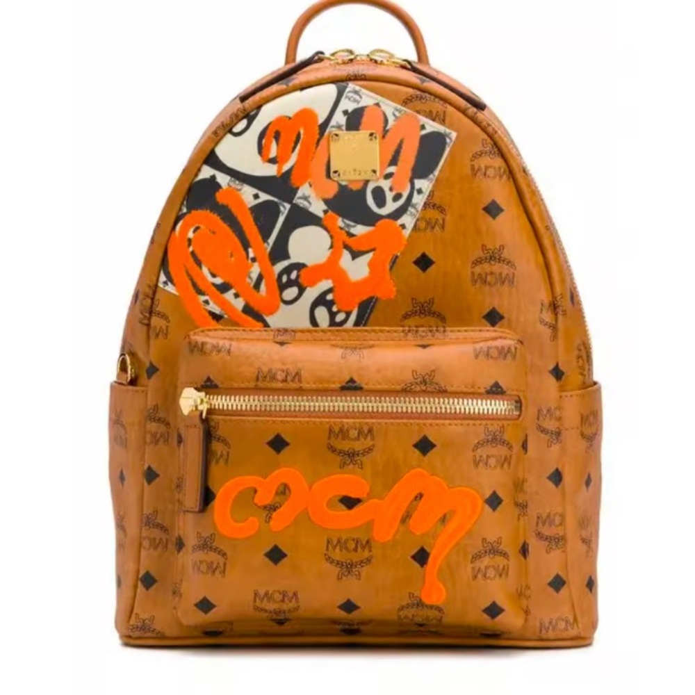 Mcm Small Stark Berlin-Bear Backpack/Crossbody - image 2